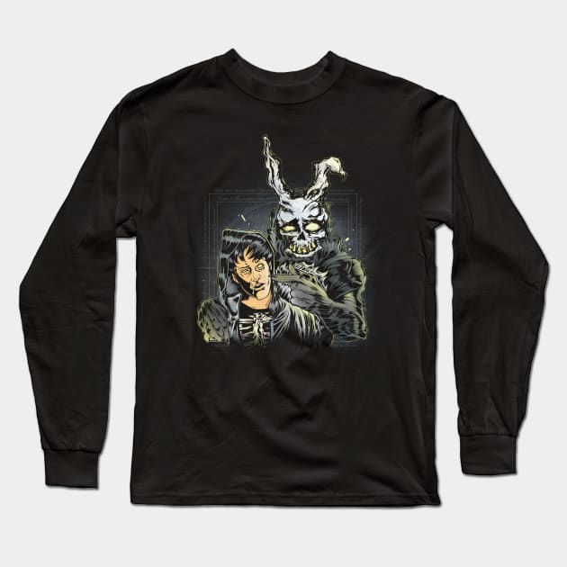 Wake Up Donnie Long Sleeve T-Shirt by Fearcheck